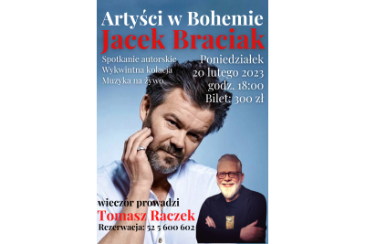 "Artyści w Bohemie" - Jacek Braciak / dla 1 os.